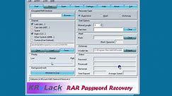 How to use KRyLack RAR Password Recovery
