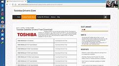 #Toshibadriver-How-To: Download updated drivers and software for your Toshiba Laptop/PC 2021