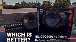 JBL GTO609C vs Infinity Reference 6530CX Speaker Test