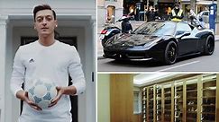 Inside Ozil's £10m mansion with personalised doors and £800k car collection
