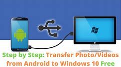 how to transfer pictures/photos from android to windows 10 computer (PC) - 2020 - 2021