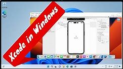 How to install XCode on Windows | Download and run XCode apps on windows | ios emulator for Windows