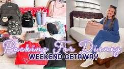 Disney Weekend Pack With Me in a Personal Item Only