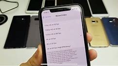 iPhone X: How to Change Video Resolution (4k 60fps, 4k, 1080p 60fps, 1080p, etc)