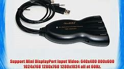 ViewHD Mini DisplayPort / Thunderbolt to NTSC | PAL TV Universal Video Converter (AV / RCA - video Dailymotion