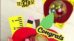 DIY gifts ideas for teachers day, for graduation or as gratitude to the teacher. Candy holders dome.