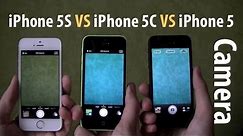 iPhone 5S VS iPhone 5C VS iPhone 5 - Comparatif Appareil photo (Vidéos et Photos) en HD
