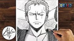 How To Draw ZORO | Anime Drawing Tutorial Easy step by step