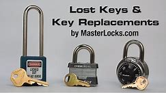 Master Lock® Lost Keys and Key Replacements