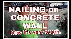 HOW to NAIL on CONCRETE WALL using CONCRETE NAIL?