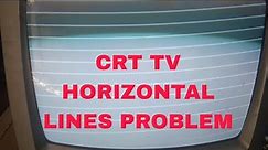 SHARP CRT TV LINES PROBLEM