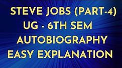Steve Jobs Biography Part: 4