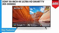 Sony Bravia 50 inch 4K Ultra HD Smart TV KD 50X80J Key Features