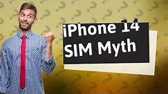 Can iPhone 14 have 3 SIM cards?
