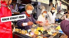 JAPANESE STREET FOOD - Tokyo street food tour | Authentic street food in Japan