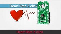 Heart Rate 5 click | the optical biosensor Click board™