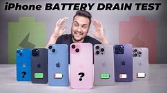ULTIMATE All iPhone Battery DRAIN Test! - 2023