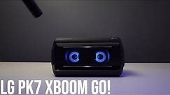LG PK7 XBOOM Go Party Speaker With Sound Test
