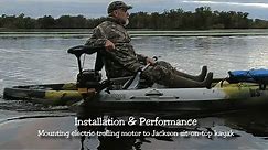 Installation & Performance - Installing Electric Trolling Motor on Kayak