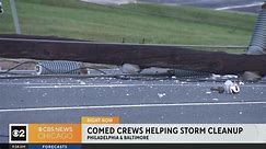 ComEd crews help with storm cleanup on East Coast