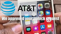 We approved your unlock request AT&T iPhone Order Status AT&T Portal