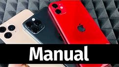 iPhone 11, iPhone 11 Pro, iPhone 11 Pro Max Manual guide for beginners