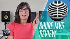 Shure MV5 Review - USB + Lightning Microphone Test