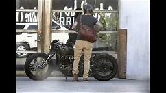David Beckham - Knucklehead Motorcycle