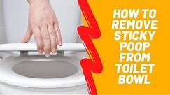 How to Remove Sticky Poop From Toilet Bowl [5 Methods to Try]