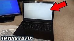 LENOVO G50-30 LAPTOP with a WHITE SCREEN Fault - Trying to FIX