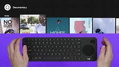 Logitech K600 TV Keyboard - Smart TV typing and navigation Black