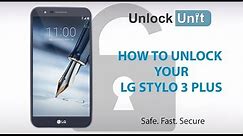 HOW TO UNLOCK LG Stylo 3 Plus
