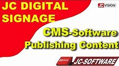 JCVision Digital Signage Software CMS Software Introduction