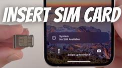 How to INSERT SIM CARD in iPhone (13, 12, 11, X, 8, 7, 6, SE) – and remove!