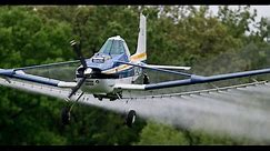Flying a crop duster