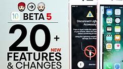 iOS 10 Beta 5! 20+ New Features & Changes Review