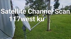 Satellite channel scan 117w ku