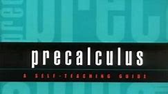 Fun Book Review: Precalculus: A Self-Teaching Guide (Wiley Self-Teaching Guides) by Steve Slavin, Gi