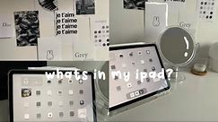 whats in my ipad | apps, games, etc 𐙚 . ˙