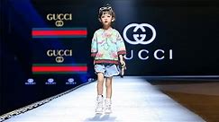 Tiny Trendsetters: Gucci Runway Extravaganza with Adorable Child Models | Fashion show