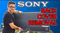 Sony XBR-55X850D and XBR-65X850D Back Cover Removal