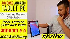 AOYODKG Android Tablet PC | Unboxing and Review 2021 || Review Therapy