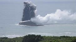 Volcano erupts in southern Japan