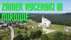 ZAMKI JURY/Ruiny zamku rycerskiego w Mirowie- Jura Krakowsko- Częstochowska/ DRONE 4K