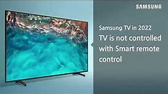 [Samsung TV] How to troubleshoot a remote control