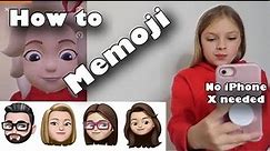 Memoji tutorial for ios and android. No IPhoneX Needed.