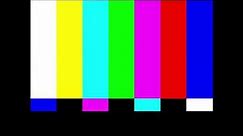 Broadcast Television Color Bars SMPTE Calibration TV Test Pattern EG 1-1990
