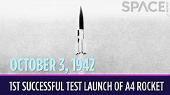 OTD In Space - October 3: 1st Successful Test Launch Of The German A4 Rocket (V-2)