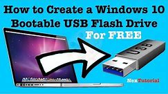 How to Create Windows 10 USB Flash Drive | How to Create Windows 10 Bootable USB | NexTutorial