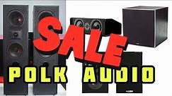 POLK AUDIO - RTA 8TL ,TSi100 Bookshelf Speaker, TSi CS20 Center speaker, PSW 12 subwoofer For Sale